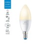 Bec LED inteligent WiZ Connected Dimmable C37, Wi-Fi, E14, 4.9W (40...