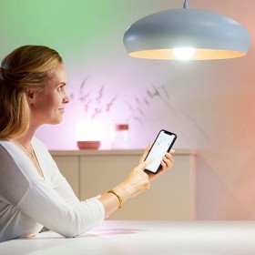 Bec LED RGB inteligent WiZ Connected Colors A67, Wi-Fi, E27, 13W (1...