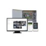 Kit alarma 4G MAXPRO MPIP2KIT02 Honeywell, kitul cuprinde: MPIP2000E x 1 buc, MPIBXM35 x 1 buc, MPIKTSPRX x 1 buc, MPICLTEE x 1 