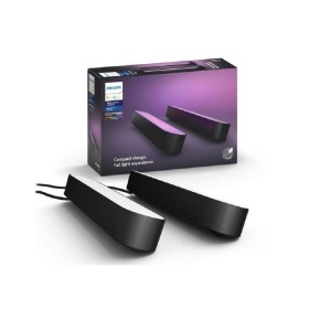 Pachet 2 Lampi LED RGB Philips Hue Play, 6.6W, 530 lm, lumina albas...