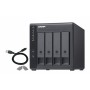 Extensie USB QNAP TR-004 4-Bay, 2.5/3.5 SATA 3Gbps HDD (compatibile cu SATA 6Gbs/, 3Gb/s, neincluse), 1xUSB3.0 (type-c), tower, 