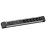 Prelungitor Bachmann CONNECTUS 6xCEE7/3 PC, cu intrerupator, 1xPSTFFR, cordon 2m H05VV-F 3G1.5 (protectie supratensiune, filtru 