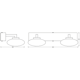 Aplica LED inteligenta pentru baie Ledvance SMART+ Wifi Orbis Elyps...