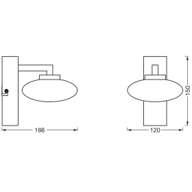 Aplica LED inteligenta pentru baie Ledvance SMART+ Wifi Orbis Elyps...