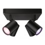 Spot LED RGB WiZ Imageo SQ, Wi-Fi, Bluetooth, control vocal, 4xGU10...