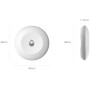 Ezviz Senzor de inundatie CS-T10C Baterie: CR2032, Protocol: ZigBee 3.0, Frecventa Wireless: 2.4 GHz, Distanta comunicate:  200m