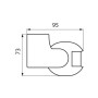 Senzor de miscare aplicat IR Vivalux FLEX, 230V, IP44, 86x95x73mm, ...