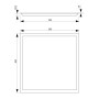 Panou LED Vivalux HELLI, 40W, 4000 lm, lumina neutra (4000K), 120°,...
