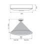 Senzor de miscare aplicat IR Vivalux ROGER, 230V, IP20, Ø76x20.2mm,...