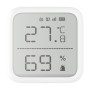 Detector de temperatura si umiditate wireless Hikvision DS-PDTPH-E-WE, seria AXPRO, design modular pentru diferite aplicatii, co