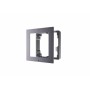 Panou frontal pentru un modul videointerfon modular Hikvision DS-KD-ACW1 montare aplicata material aluminiu dimensiuni: 117mm x 