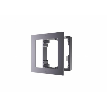 Panou frontal pentru un modul videointerfon modular Hikvision DS-KD-ACW1 montare aplicata material aluminiu dimensiuni: 117mm x 