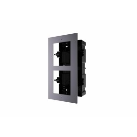 Panou frontal pentru 2 module de videointerfon modular Hikvision DS-KD- ACF2 permite conectarea a 2 module de interfon modular m