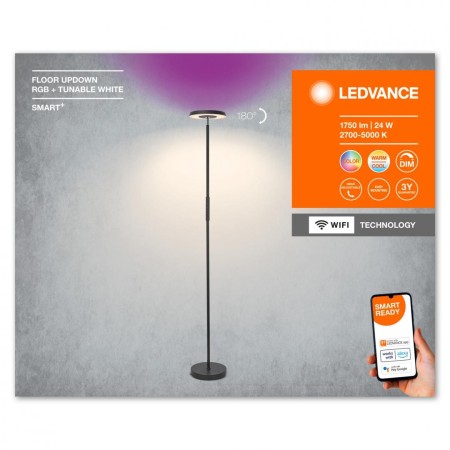 Lampadar LED RGB inteligent Ledvance Smart+ WiFi FLOOR UP&DOWN, 24W...