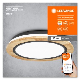 Plafoniera LED inteligenta Ledvance Smart+ WiFi ORBIS WOOD, 24W, 29...