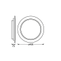 Plafoniera LED inteligenta Ledvance Smart+ WiFi ORBIS WOOD, 24W, 29...