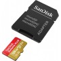 Card de Memorie MicroSDXC SanDisk Extreme PLUS, 128GB, Clasa 10, R/W speed: up to 100MB/s/ 90MB/s, include adaptor SD (pentru te
