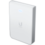UniFi6 In-Wall. Wall-mounted WiFi 6 access point with a built-in PoE switch.