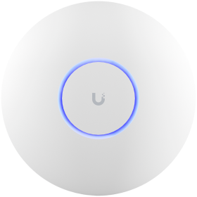 UBIQUITI U7-PRO Ceiling-mount WiFi 7 AP with 6 GHz support, 2.5 GbE uplink, and 9.3 Gbps over-the-air speed, 140 m² (1,500 ft²) 