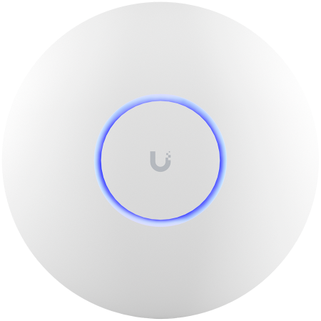 UBIQUITI U7-PRO Ceiling-mount WiFi 7 AP with 6 GHz support, 2.5 GbE uplink, and 9.3 Gbps over-the-air speed, 140 m² (1,500 ft²) 