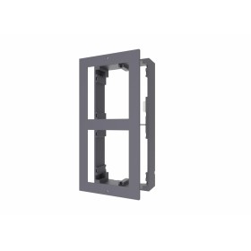 Panou frontal pentru 2 module de videointerfon modular Hikvision DS-KD-ACW2 permite conectarea a 2 module de interfon modular mo