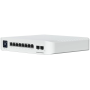Ubiquiti USW-Pro-8-PoE-EU An 8-port, Layer 3 switch with PoE+ and PoE++ output. Can power devices with up to 120W, with a power 
