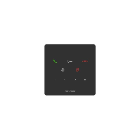 Post interior interfon audio Hikvision DS-KH6000-E1, 9 butoane, microfon inclus, difuzor inclus, interfata: 1 RJ-45 100 Mbps, al