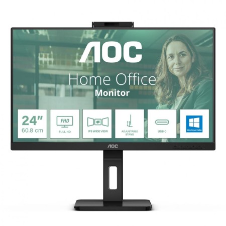 Monitor AOC 23.8" 24P3CW, Diagonal (inch): 23.8, Diagonal (cm): 60.5, Aspect ratio: 16:9, Panel: IPS, Resolution: 1920x1080, Ref