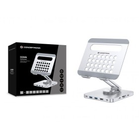 Conceptronic DONN26G Tablet Stand with 8-in-1 USB 3.2 Gen 1 Docking...
