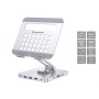 Conceptronic DONN26G Tablet Stand with 8-in-1 USB 3.2 Gen 1 Docking...