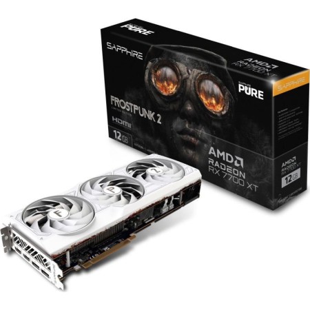 Placa Video SAPPHIRE PURE AMD RADEON RX7700 FROSTPUNK 2 EDITION 12G...