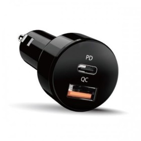 Incarcator auto Genius QC si PD 36W total max, Quick Charge 18W, Po...