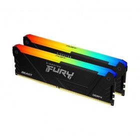 Memorie RAM Kingston FURY Beast RGB 16GB DDR4 3600MHz CL17 Dual Cha...
