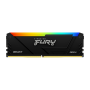 Memorie RAM Kingston 8GB 3600MT/s DDR4 CL17 DIMM FURY Beast RGB,