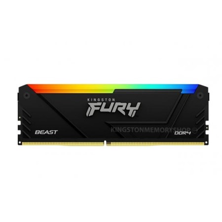 Memorie RAM Kingston Fury Beast RGB, DIMM, DDR4, 64GB, 3600MHz, CL1...