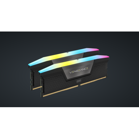 Memorie RAM Corsair Vengeance RGB 64GB DDR5 5200MHz CL40 Kit of 2