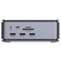 Docking station Lindy, interfete: USB-C la 6x USB-A/ 1x USB-C/1x RJ...