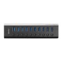 Docking station Lindy, interfete: USB-C la 6x USB-A/ 1x USB-C/1x RJ...