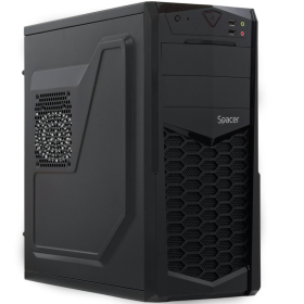 Carcasa Spacer Krypton, Mid Tower NEGRU