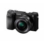 Kit SONY Alpha A6100 Mirrorless 24.2MP, ISO 32000 (Extins: 102400),...
