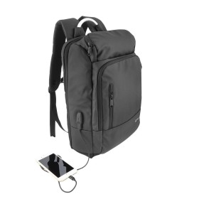 Rucsac laptop Tellur Business L, cu port USB, 17.3", negru
