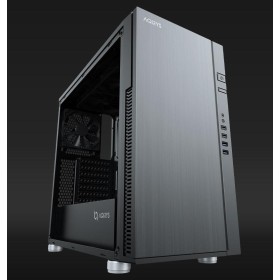 Carcasa AQYRIS ICARUS Mid Tower NEGRU