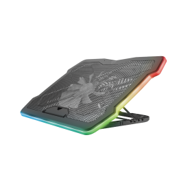 Stand racire Laptop Trust GXT 1126 Aura Multicolour-illuminated, negru