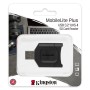 Card reader Kingston, USB 3.2 Gen1, Connector: USB-A, UHS-II Class,...