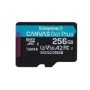 Card de Memorie MicroSDXC Kingston Canvas GO Plus 256GB, Class 10 - UHS I, U3, V30, A2