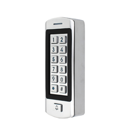 K10-EM Controler de acces stand-alone cu tastatura si cititor de carduri EM (125kHz), sonerie, antivandal, rezistent la apa (IP6