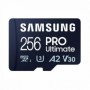 Card de Memorie MicroSDXC Samsung PRO Ultimate MB-MY256SB/WW 256GB, Class 10, UHS-I U3, V30, A2 + Adaptor USB