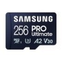Card de Memorie MicroSDXC Samsung PRO Ultimate MB-MY256SB/WW 256GB, Class 10, UHS-I U3, V30, A2 + Adaptor USB