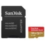 Card de Memorie MicroSDXC SanDisk Extreme PLUS, 128GB, Clasa 10, R/W speed: up to 100MB/s/ 90MB/s, include adaptor SD (pentru te