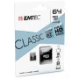 Card de Memorie MicroSDXC Emtec, 64GB, Clasa 10 UHS-I, R/W 20/12 MB/s, include adaptor SD, (pentru telefon)